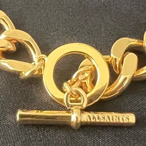 AllSaints Gold and Silver Chain Necklace